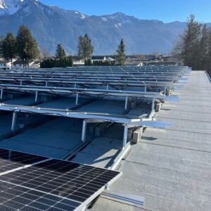 JZ electic commercial solar installation in Vancouver